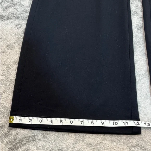 AMERICAN EAGLE WIDE LEG TROUSER WITH STRETCH BLACK HIDDEN CLOSURE SZ 8 Long - Picture 15 of 16